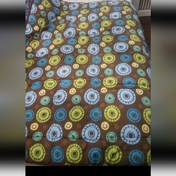 CoCaLo Little Monsters Peek a Boo Monster Baby Quilt Crib Blanket set (4 pc) - Picture 3 of 7